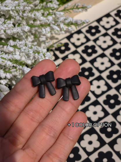 Mini Clara | Bow Stud Earrings