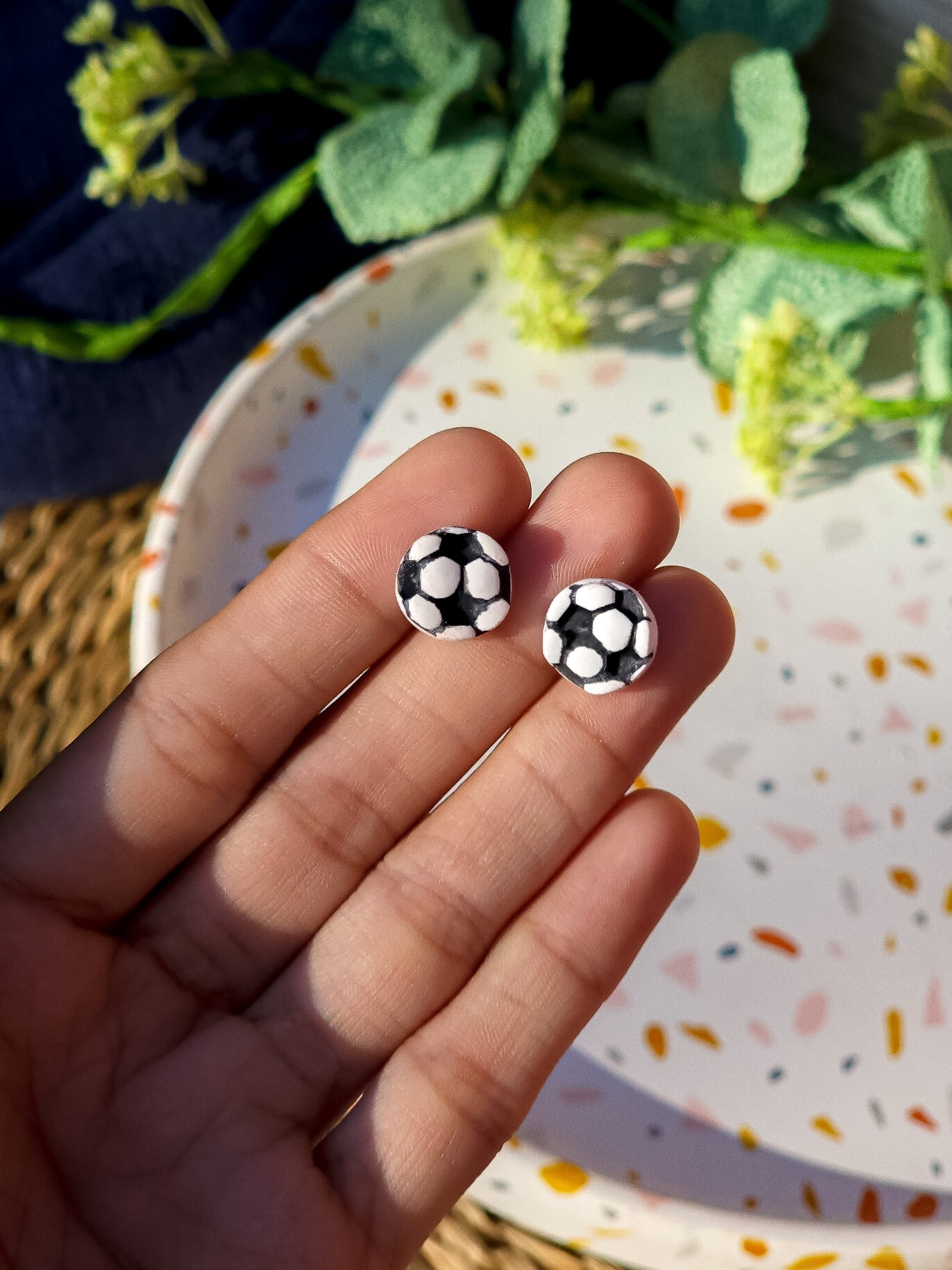 School Sports Stud Earrings