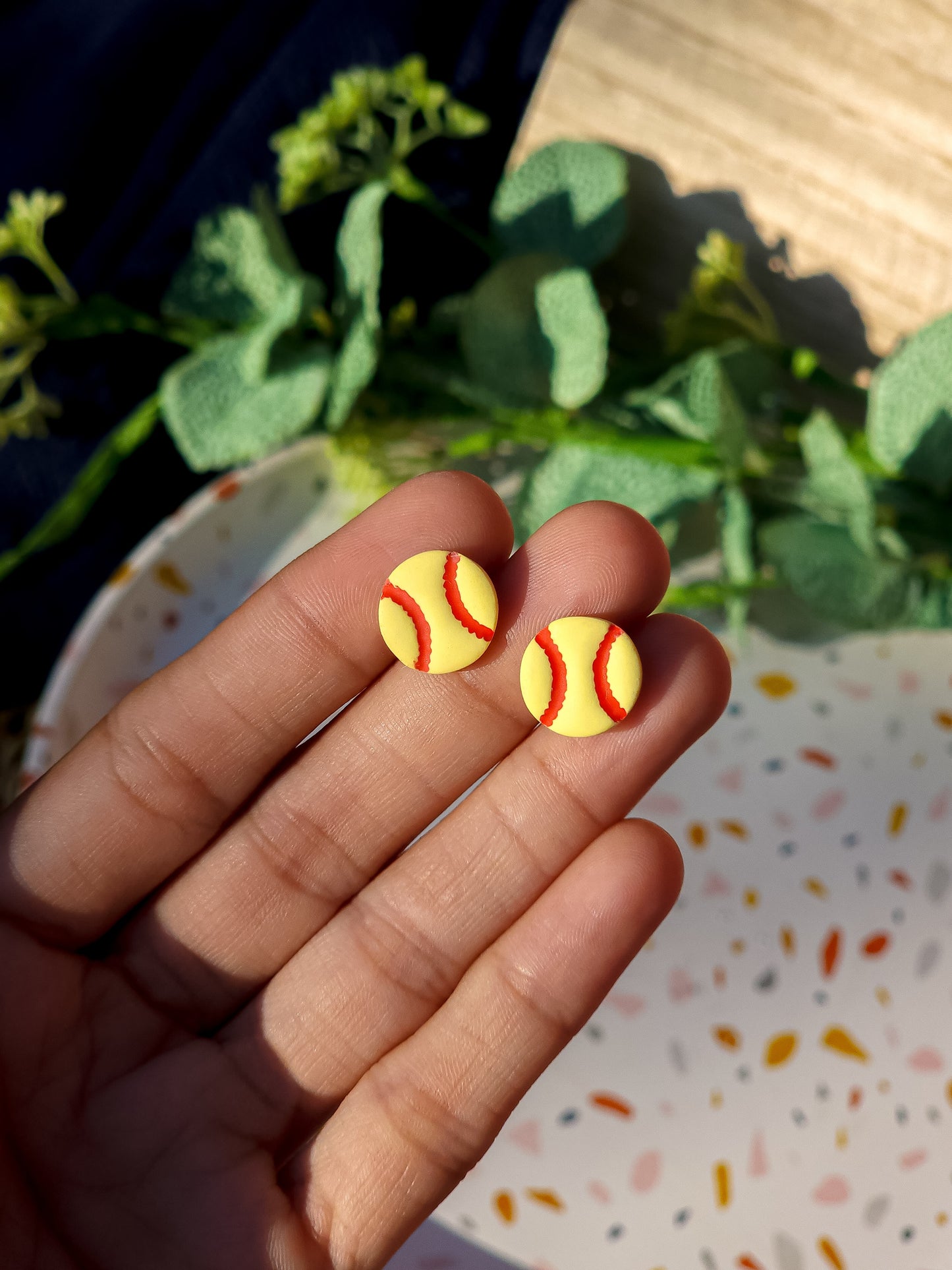 School Sports Stud Earrings