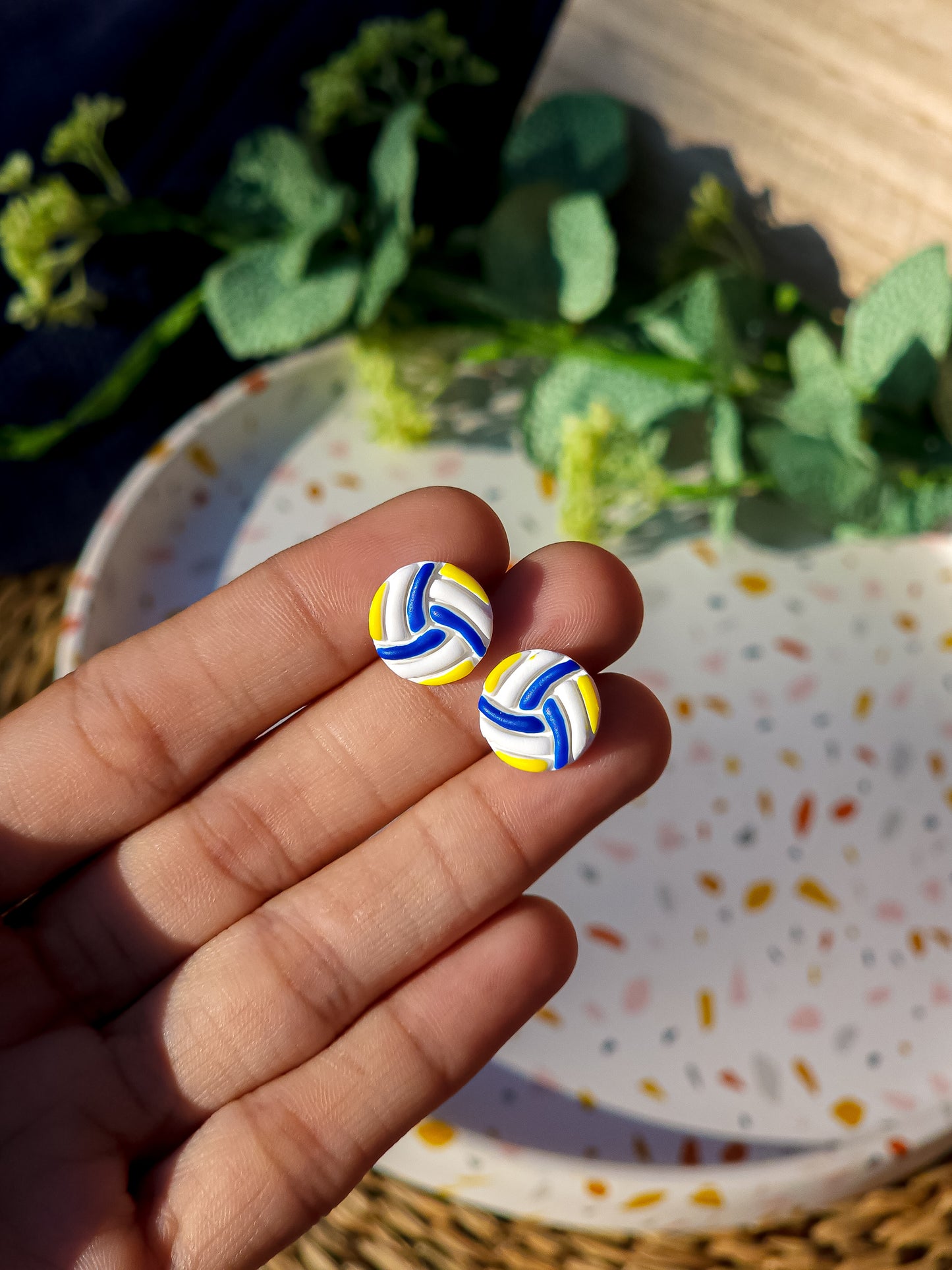 School Sports Stud Earrings