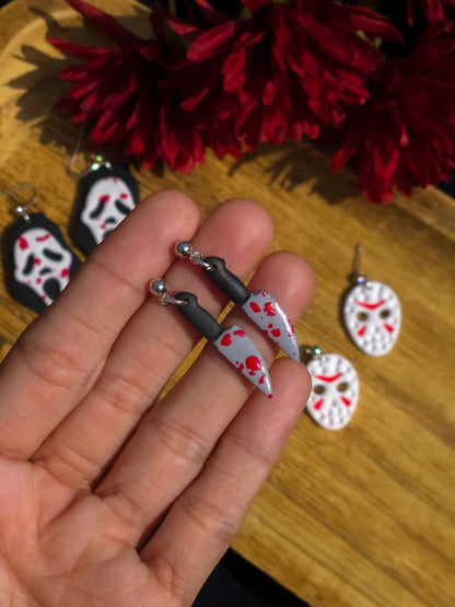 Slasher Knife Earrings