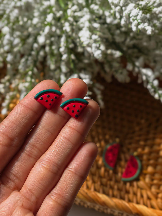 Watermelon Stud Earrings