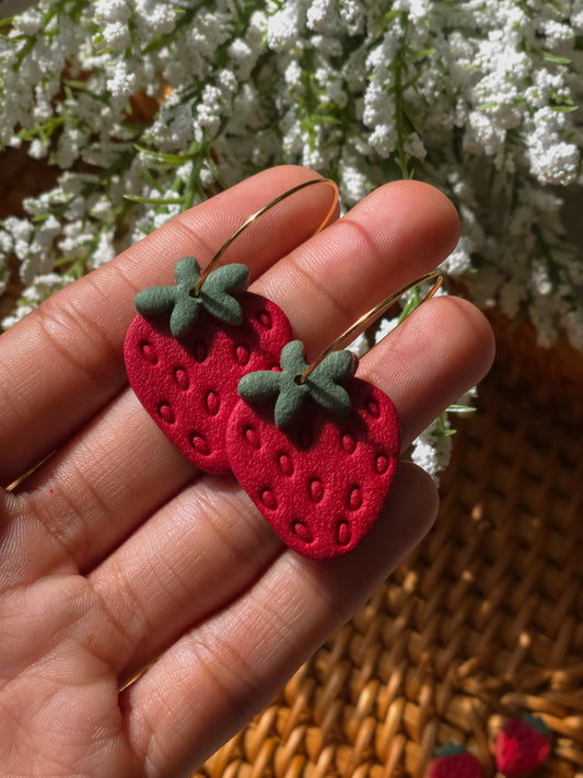 Sweet Strawberry Hoops