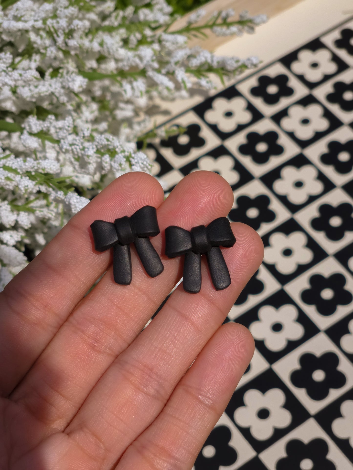 Mini Clara | Bow Stud Earrings