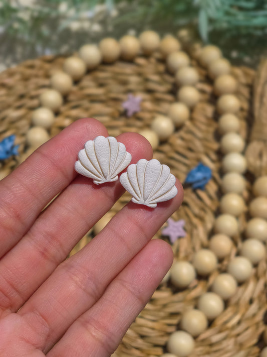 Summer Seashell Stud Earrings