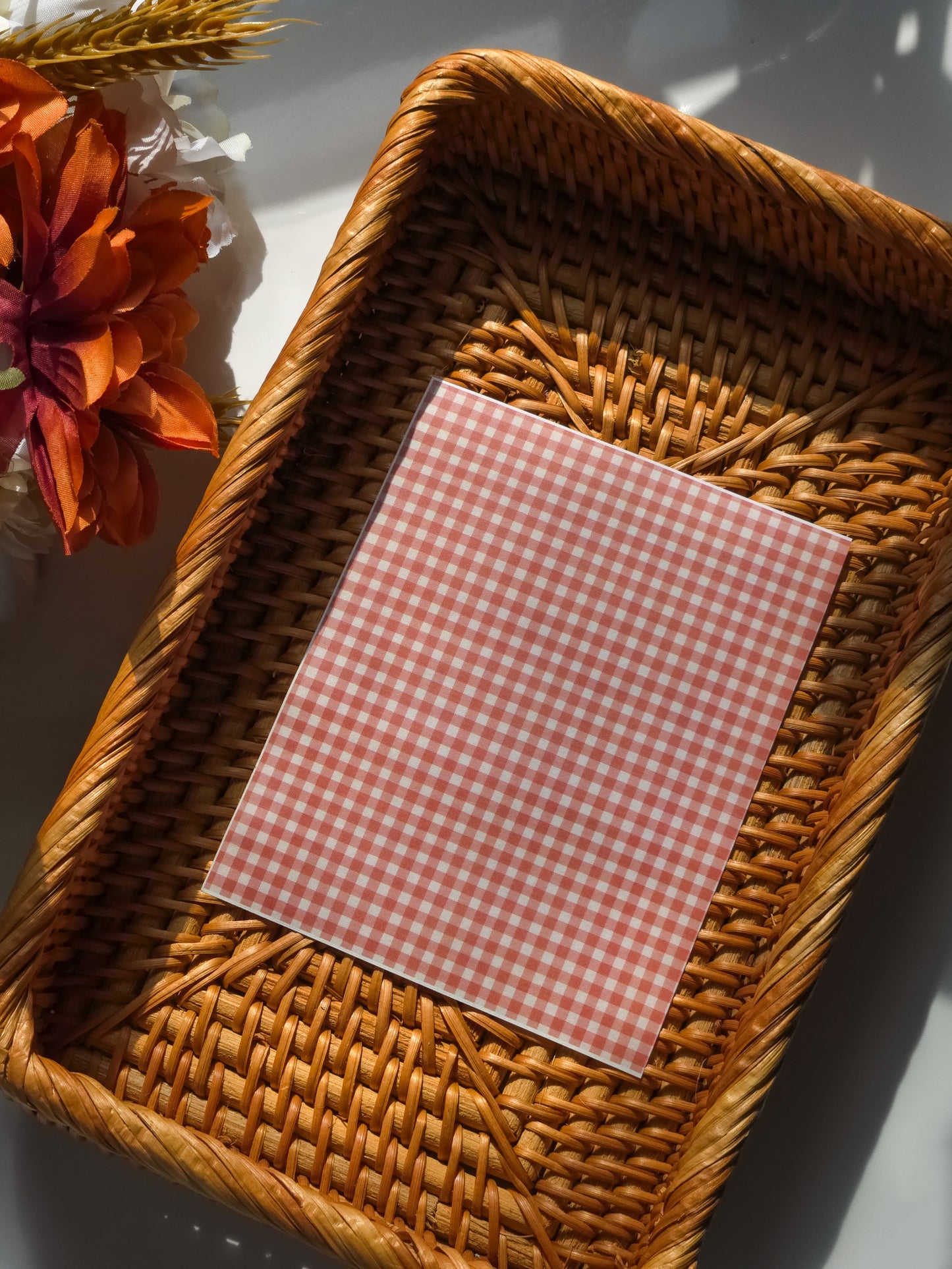 Fall Gingham #1 - Transfer Sheet