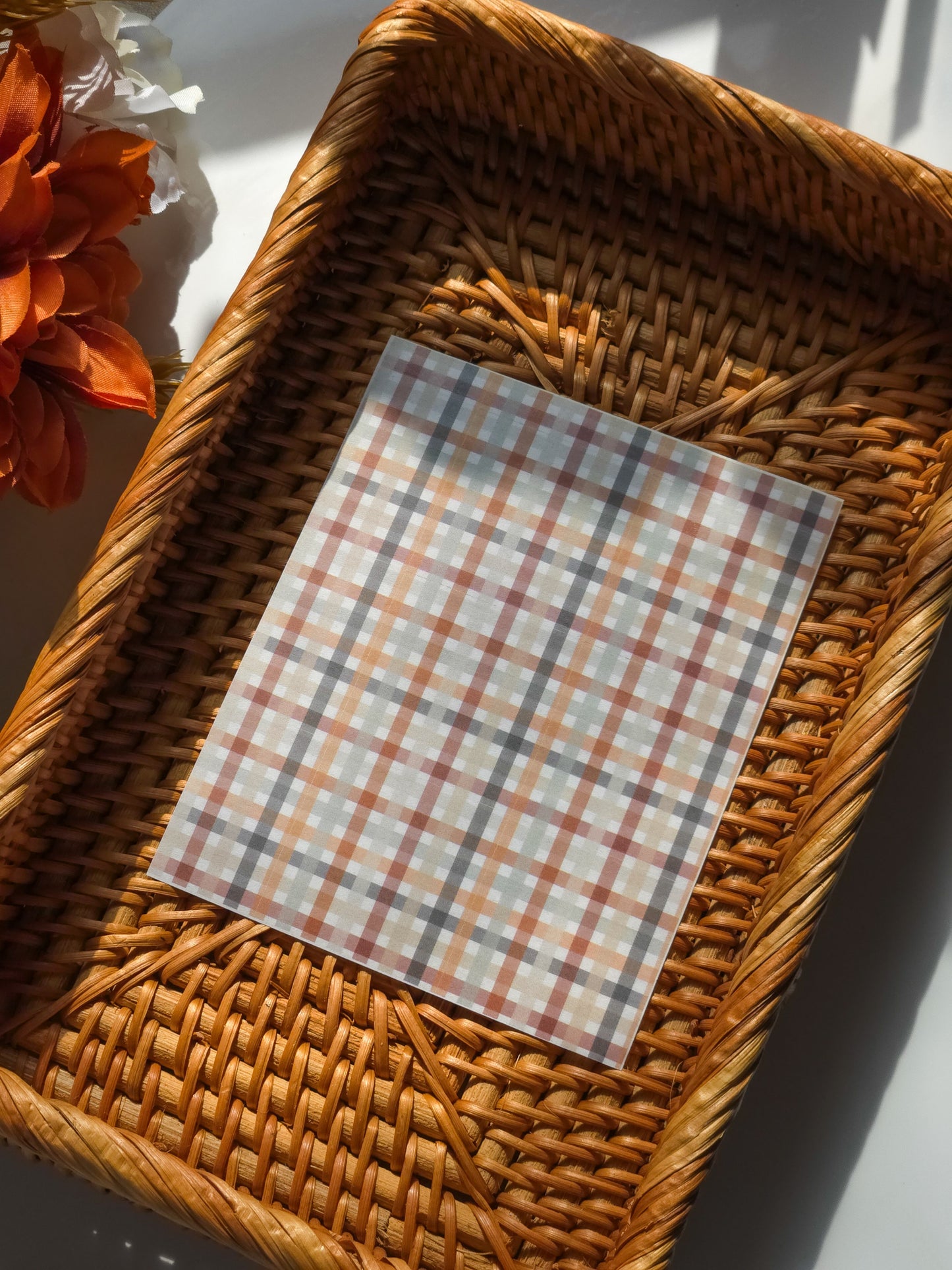 Autumn Plaid - Transfer Sheet