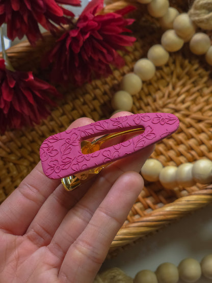 Floral Pattern Barrette