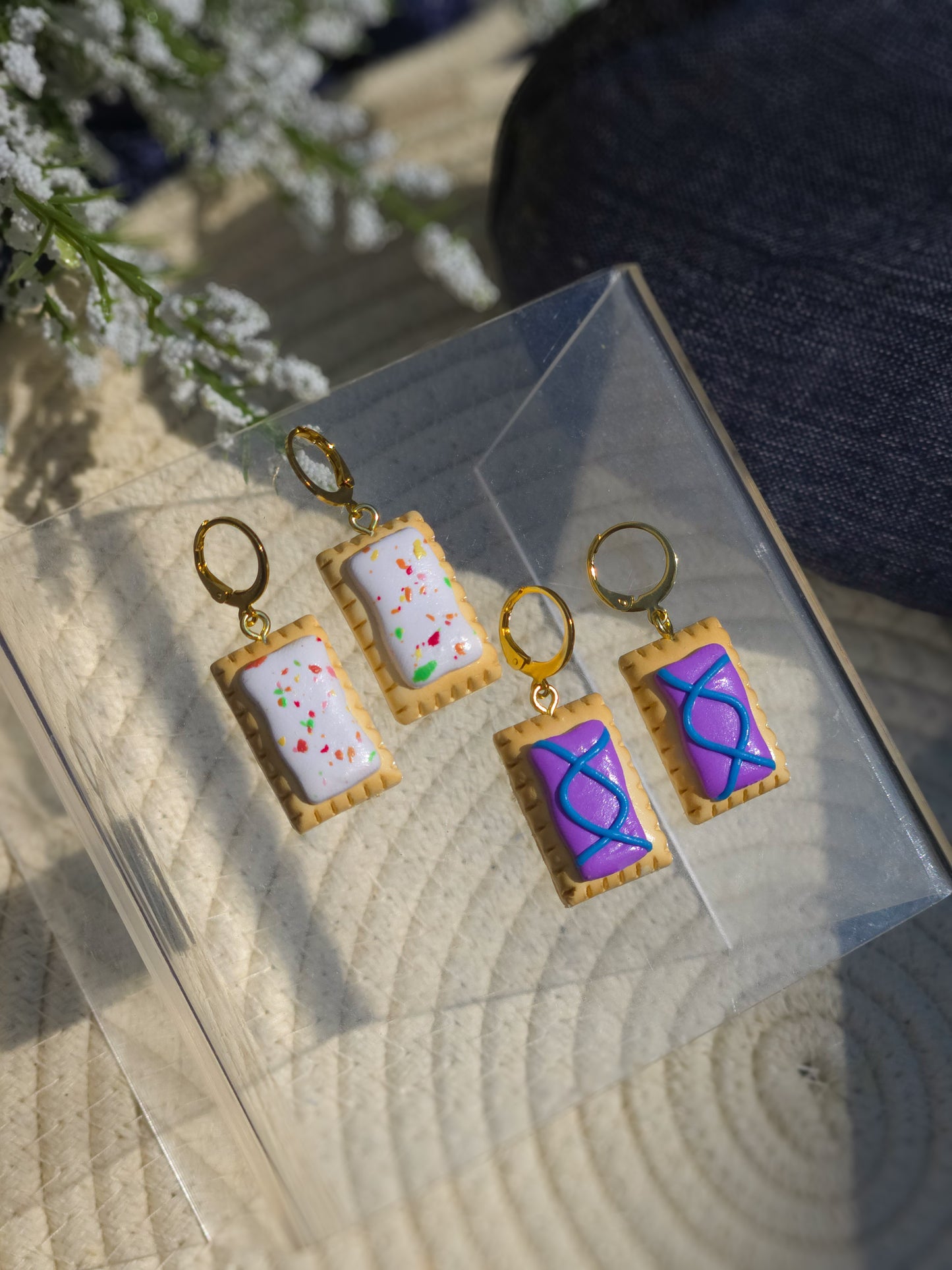 Frosted Toaster Pastry Earrings