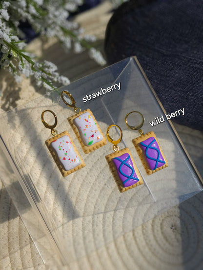 Frosted Toaster Pastry Earrings