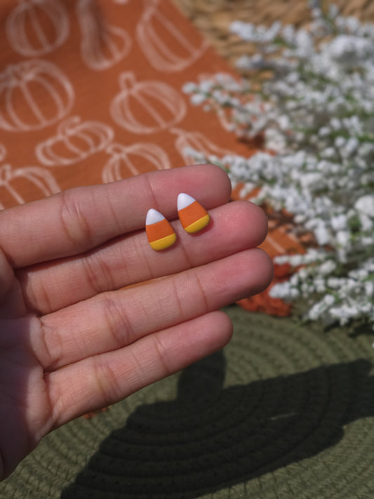 Candy Corn Stud Earrings