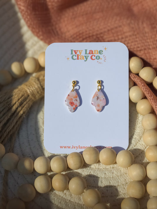 Autumn Floral Mini Dangle Earrings