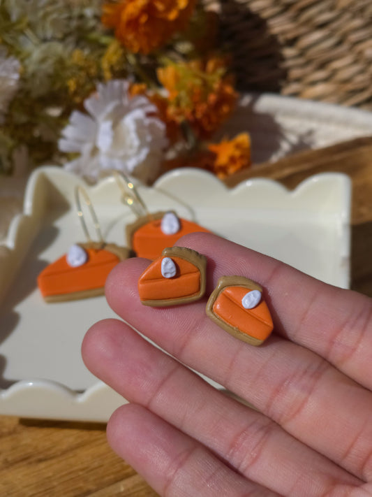 Pumpkin Pie Stud Earrings