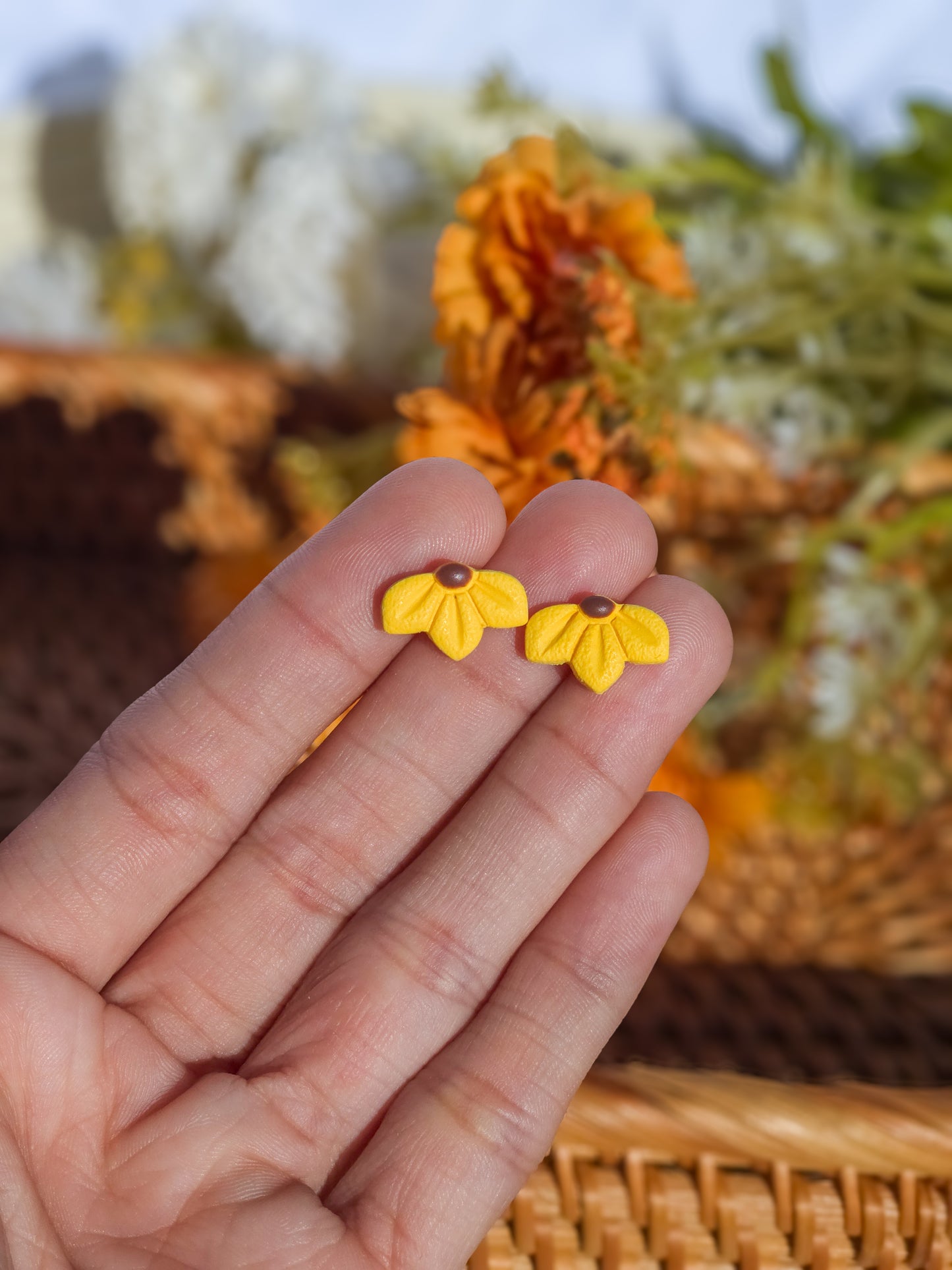 Sunflower Stud Earrings