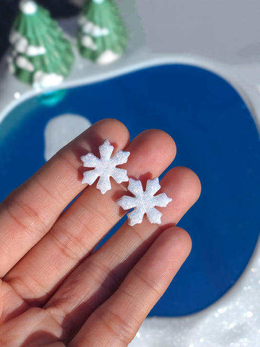 Snowflake Stud Earrings