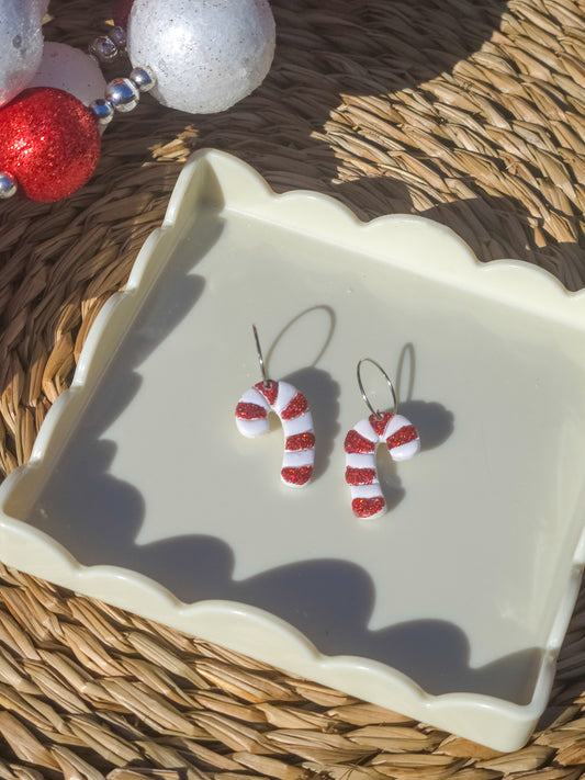 Candy Cane Earrings