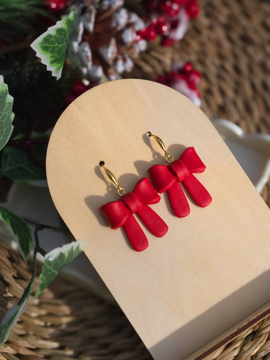 Holiday Clara | Bow Earrings