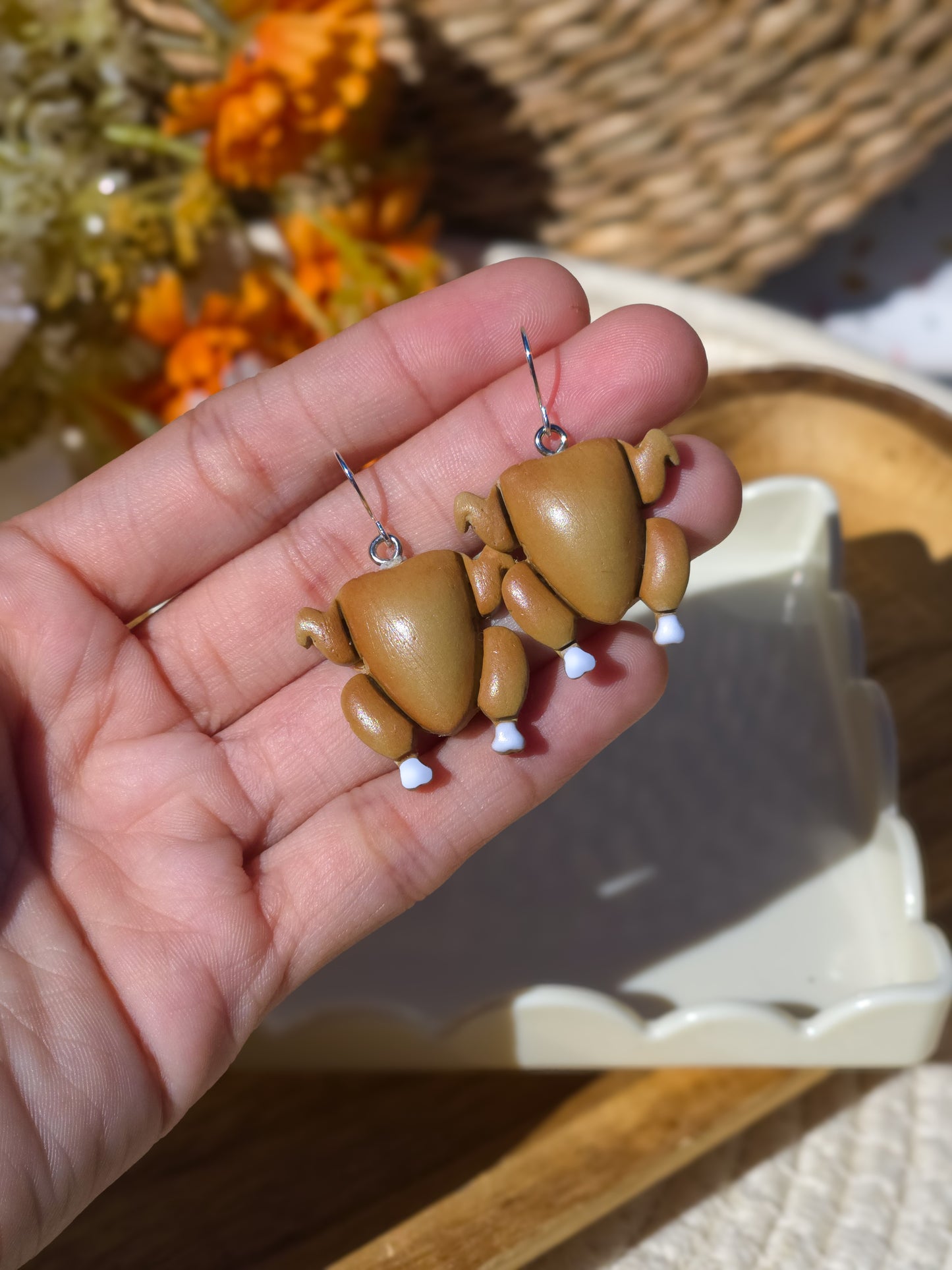 Thanksgiving Turkey Earrings