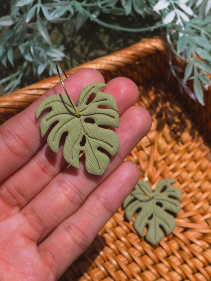 Monstera Hoops