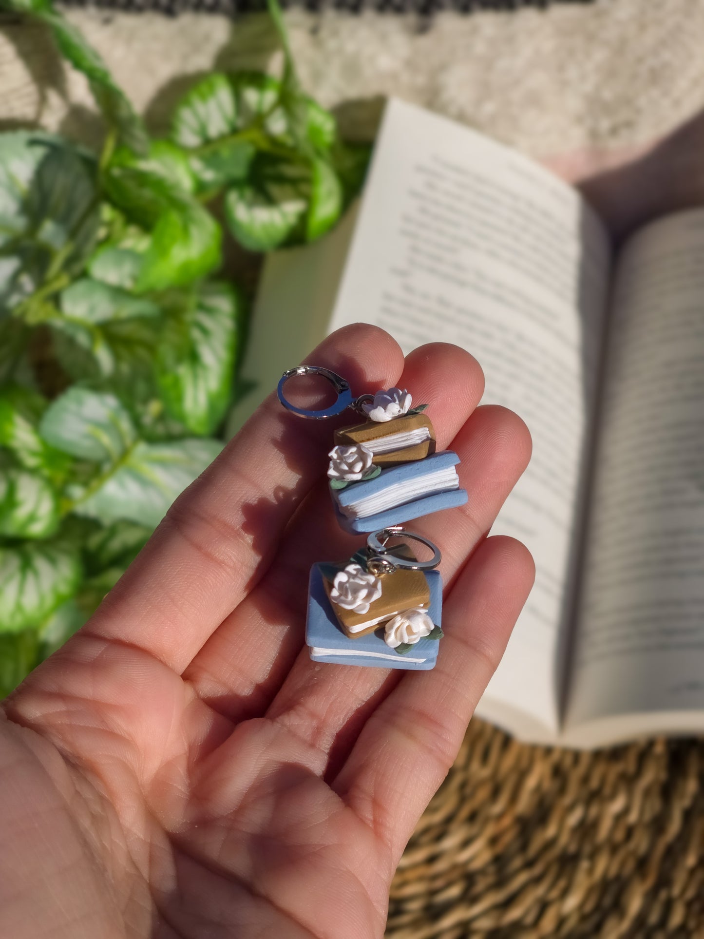 Floral Book Stack Huggies