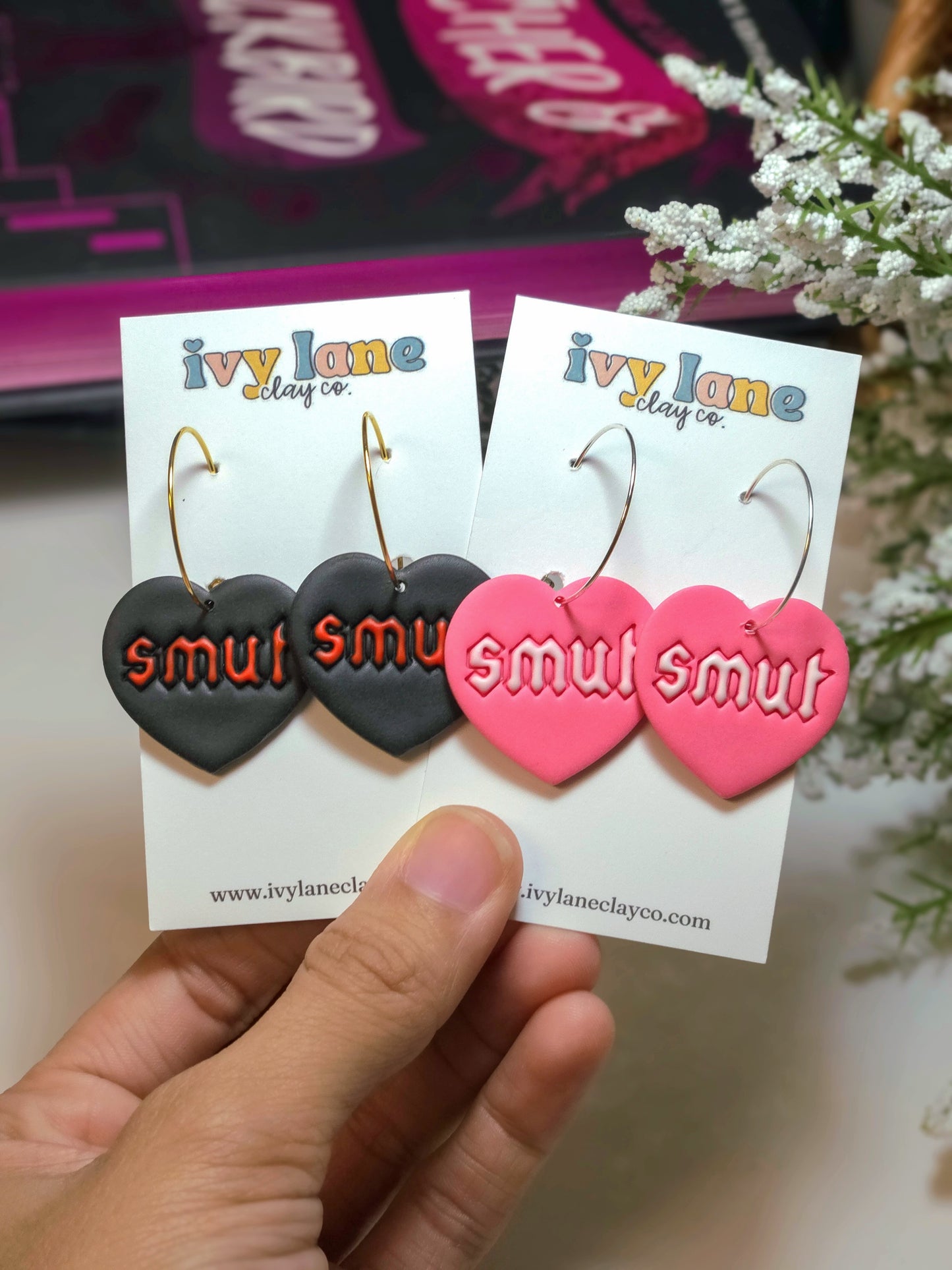 Smut Heart Earrings