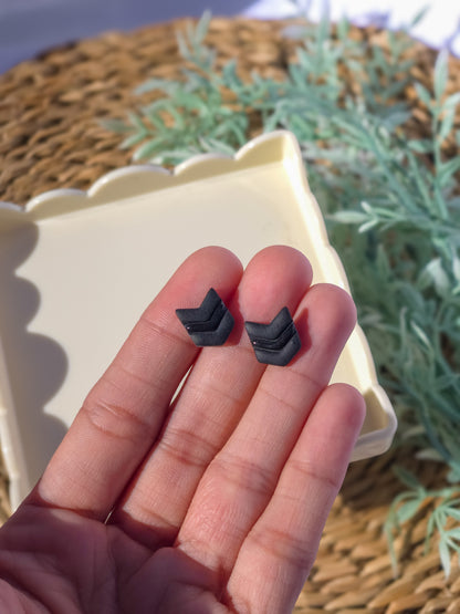 Chevron Stud Earrings