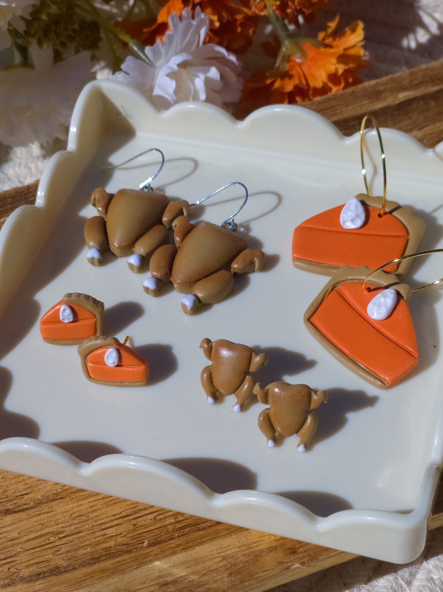 Thanksgiving Turkey Earrings