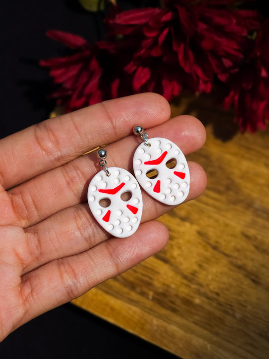 Hockey Mask Earrings