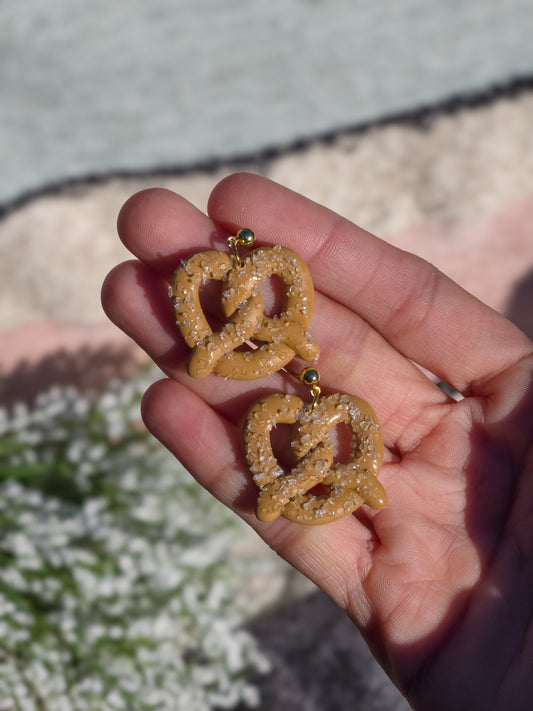 Salted Pretzel Earrings